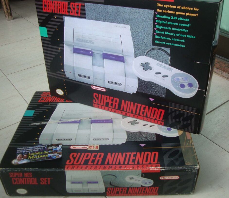 Caixa Super Nintendo Control Set (Box) – Lojinha do Moises