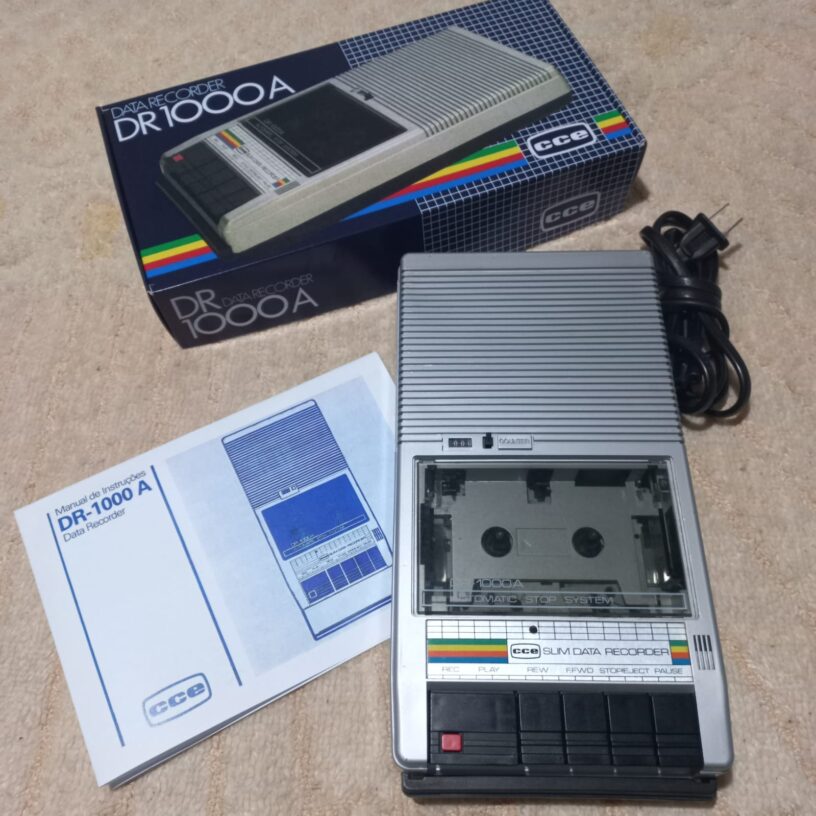 Gravador CCE Data Recorder DR-1000A c/ Caixa e Manual