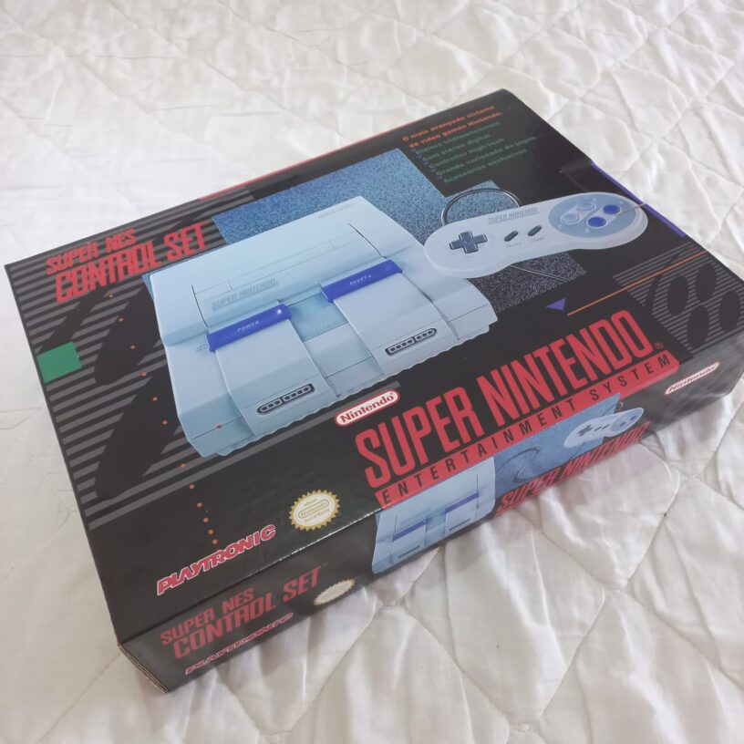 Caixa Super Nintendo Control Set Playtronic (Box)